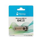 87317 - Memoria USB Nextep 2 0 Twist 64GB Negro