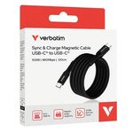 86144 - Cable Magnético Verbatim Compacto 100W 12cm Color Negro