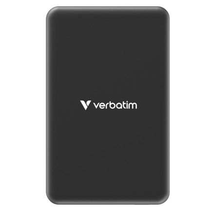 86268 - Cargador verbatim Charge and Go Essential Magnética Power Bank Carga Inalámbrica de 5000 mAh Color Negro