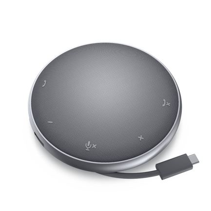 87781 - Adaptador Multipuerto y Altavoz Dell MH3021P Speaker Home 2 Puertos USB y Manos Libres Color Plata