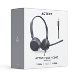 87881 - Auriculares Alambricos Acteck con Micrófono Active Pro HC560 Negro