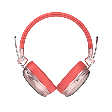 87891 - Audífonos Inalámbricos Acteck Over Ear Luxe Chic HP710 Recargables Elite Salmon