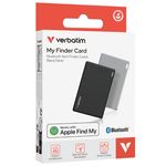 86550 - Localizador Verbatim My Finder Bluetooth Tarjeta 2 pzas Negro Plateado