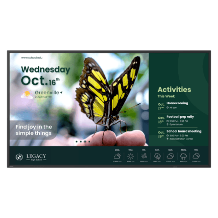 87775 - Pantalla BenQ ST4304 43" 4K UHD 3840x2160 Panel ADS 60 Hz 99% sRGB
