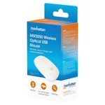 86525 - Mouse Optico Inalambrico Manhattan 2 4G Blanco