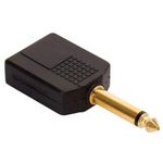 86543 - ADAPTADOR STEREN Y 2 JACKS 6 3MM A PLUG 6 3MM DORA