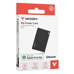 86548 - Localizador Verbatim My Finder Bluetooth Tarjeta 1 pza Negro