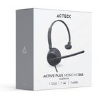 87887 - Auricular Monoaural Acteck Alambrico con Micrófono Active Pro HC545 Negro