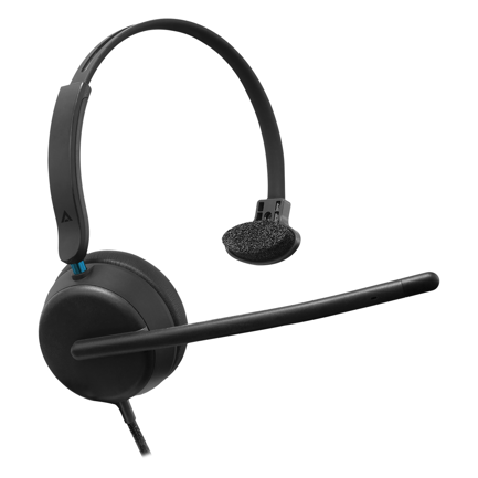 87884 - Auricular Monoaural Acteck Alambrico con Micrófono Active Pro HC545 Negro