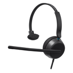 87882 - Auricular Monoaural Acteck Alambrico con Micrófono Active Pro HC545 Negro