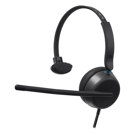 87882 - Auricular Monoaural Acteck Alambrico con Micrófono Active Pro HC545 Negro