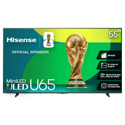 87920 - Televisor Hisense 55" U65QFM 4K Mini-LED Smart Fire TV