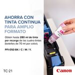 87371 - Plotter Canon imagePROGRAF TC-21 de 24" con Sistema Inyección de Tinta Continua