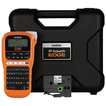 87108 - Rotulador Brother P-Touch Edge PT-E110 Impresora Etiquetas Transferecnia Termica 180x180 DPI Naranja
