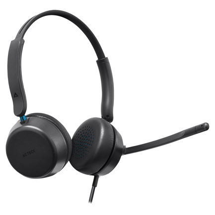 87870 - Auriculares Alambricos Acteck con Micrófono Active Pro HC565 Negro