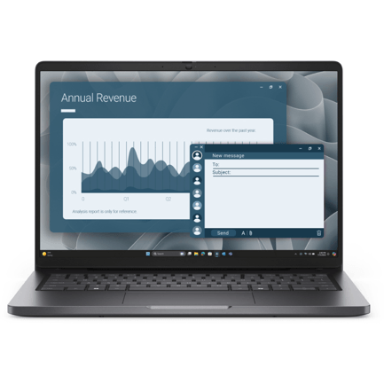 87937 - Laptop Dell PRO 14 AMD RYZEN 5 PRO 230 NPU RAM 16GB 512SSD GRAFICOS AMD RADEON  760M WIN 11 PRO 1Y BASIC