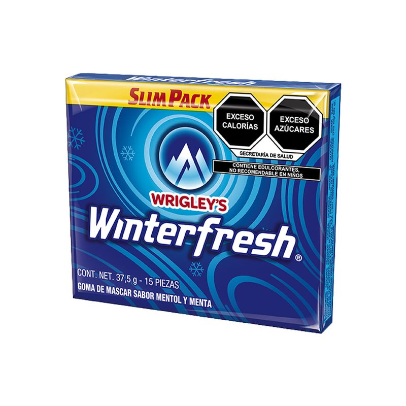 90364 - GOMA DE MASCAR WINTERFRESH EMBOSSING 40 5GR