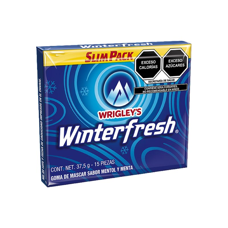 90365 - GOMA DE MASCAR WINTERFRESH EMBOSSING 40 5GR