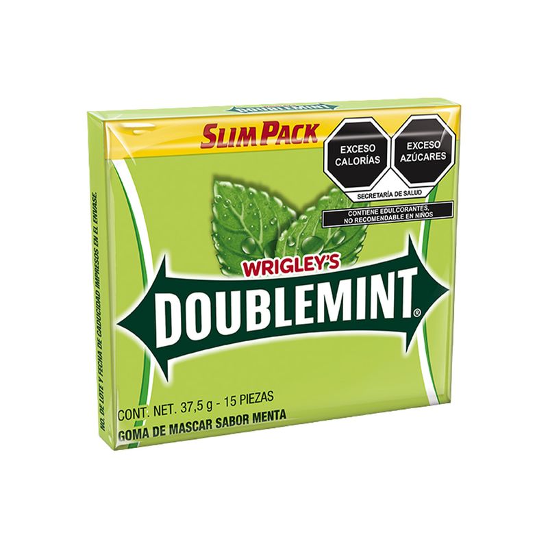 90363 - GOMA DE MASCAR DOUBLEMINT EMBOSSING 37 5GR