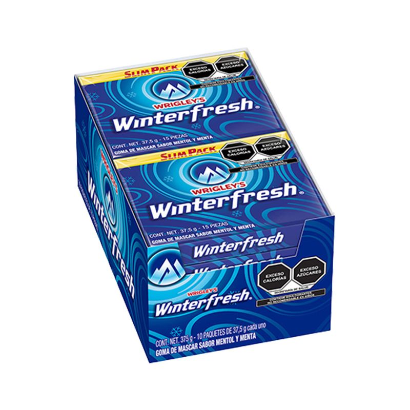 90366 - GOMA DE MASCAR WINTERFRESH EMBOSSING 40 5GR