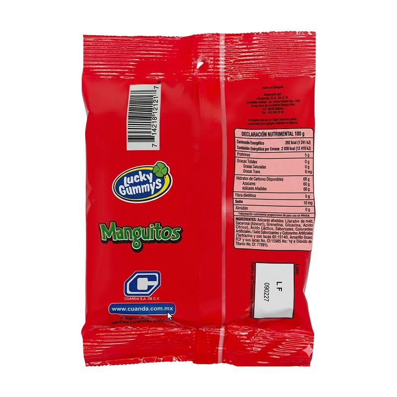 90375 - LUCKY GUMMYS MANGUITOS 96 GR