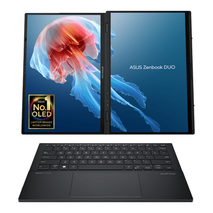 87424 - Laptop Asus Zenbook Duo UX8406CA Intel Core Ultra 9 Processor 285H 32GB 1TB 14 0 3K 120Hz OLED Windows 11 Profesional