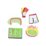 90483 - STICKERS FOAMY DE FUTBOL BARRILITO
