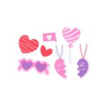 90491 - STICKERS FOAMY CORAZONES BARRILITO