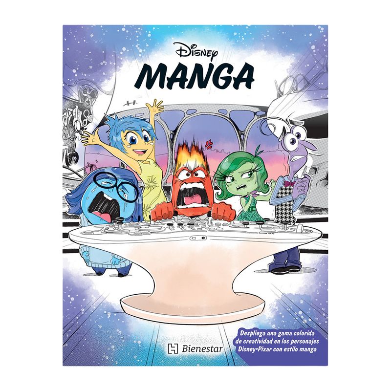 82918 - LIBRO COLOREAR MANGA INTENSAMENTE DISNEY