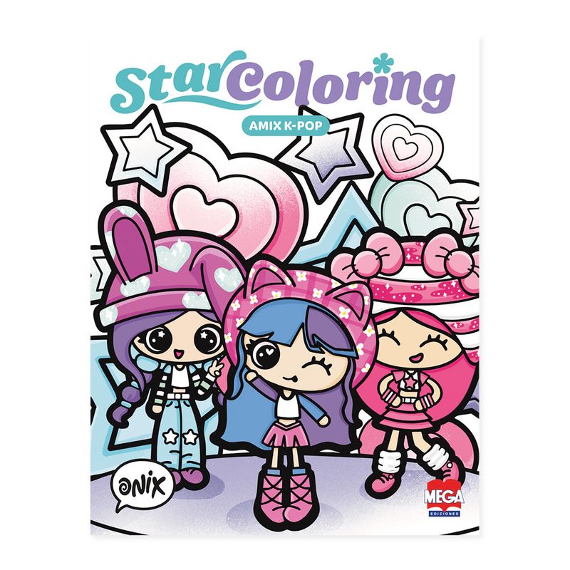 82930 - LIBRO COLOREAR ONIX AMIX KPOP