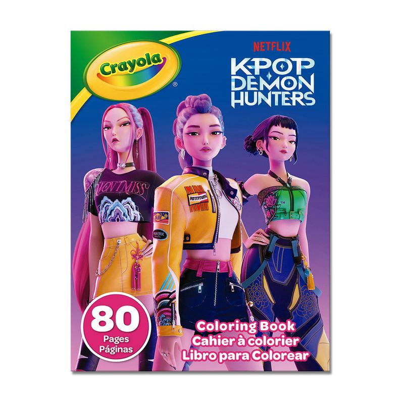 82289 - LIBRO PARA COLOREAR KPOP DEMON HUNTERS 80 PAG