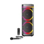 90585 - BOCINA PORTÁTIL UNIBODY 12" TWS DOBLE MISIK MB2205, NEGRO