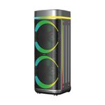 90584 - BOCINA PORTÁTIL UNIBODY 12" TWS DOBLE MISIK MB2205, NEGRO
