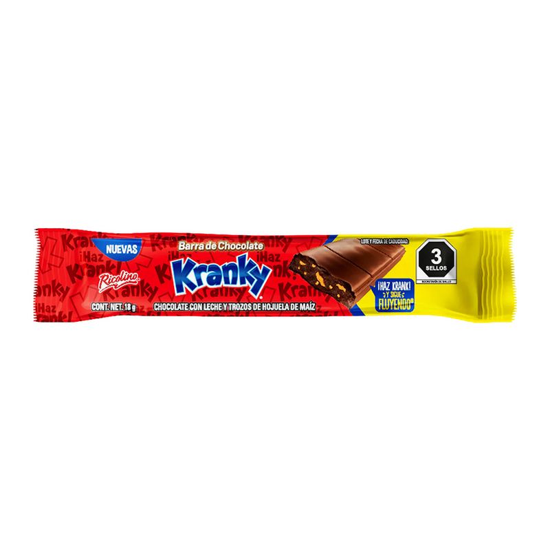 51984 - BARRA DE CHOCOLATE KRANKY 18GRS