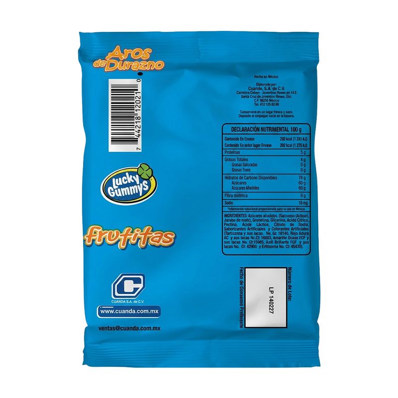 90609 - LUCKY GUMMYS GOMITA FRUTITAS 100g