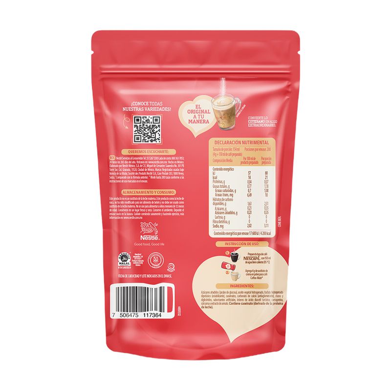 90603 - COFFEE MATE ORIGINAL BOLSA DE 800 GRS