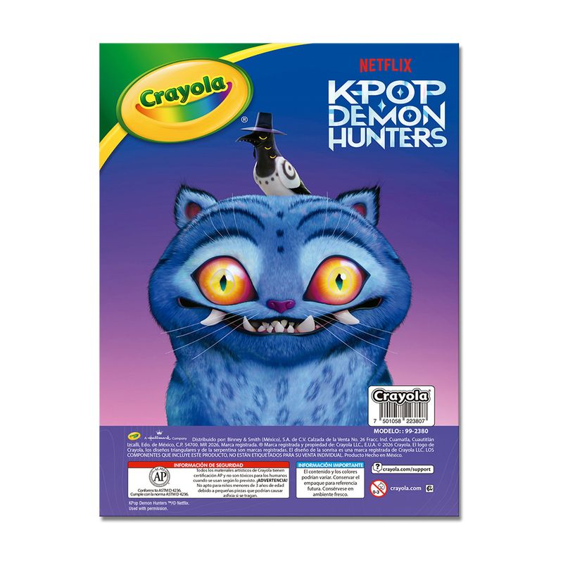 90658 - LIBRO PARA COLOREAR KPOP DEMON HUNTERS 80 PAG