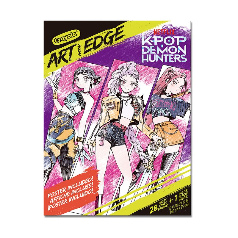 90655 - LIBRO PARA COLOREAR KPOP DEMON HUNTERS 80 PAG