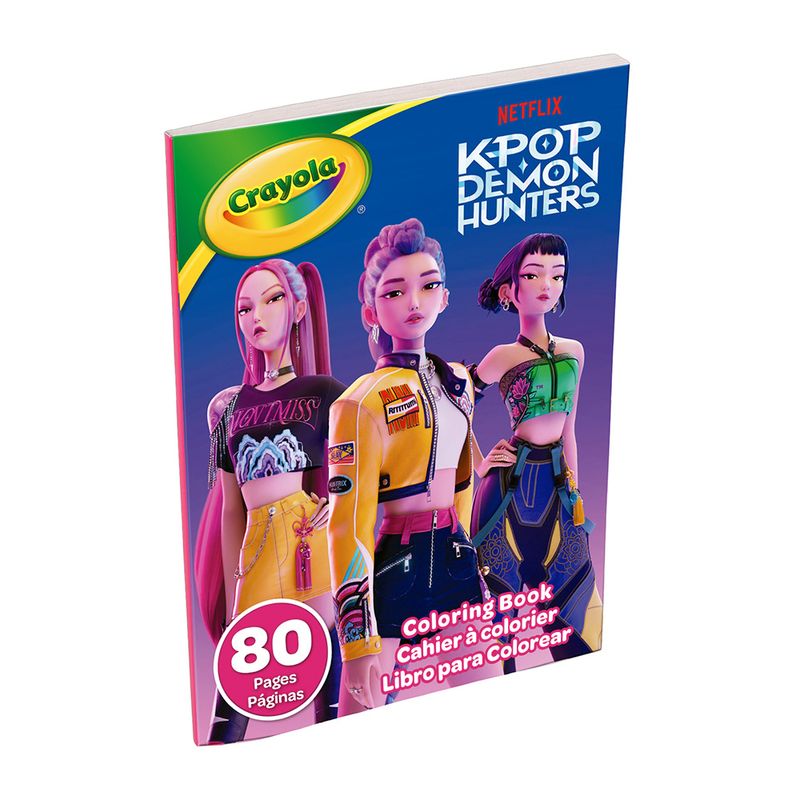 90654 - LIBRO PARA COLOREAR KPOP DEMON HUNTERS 80 PAG