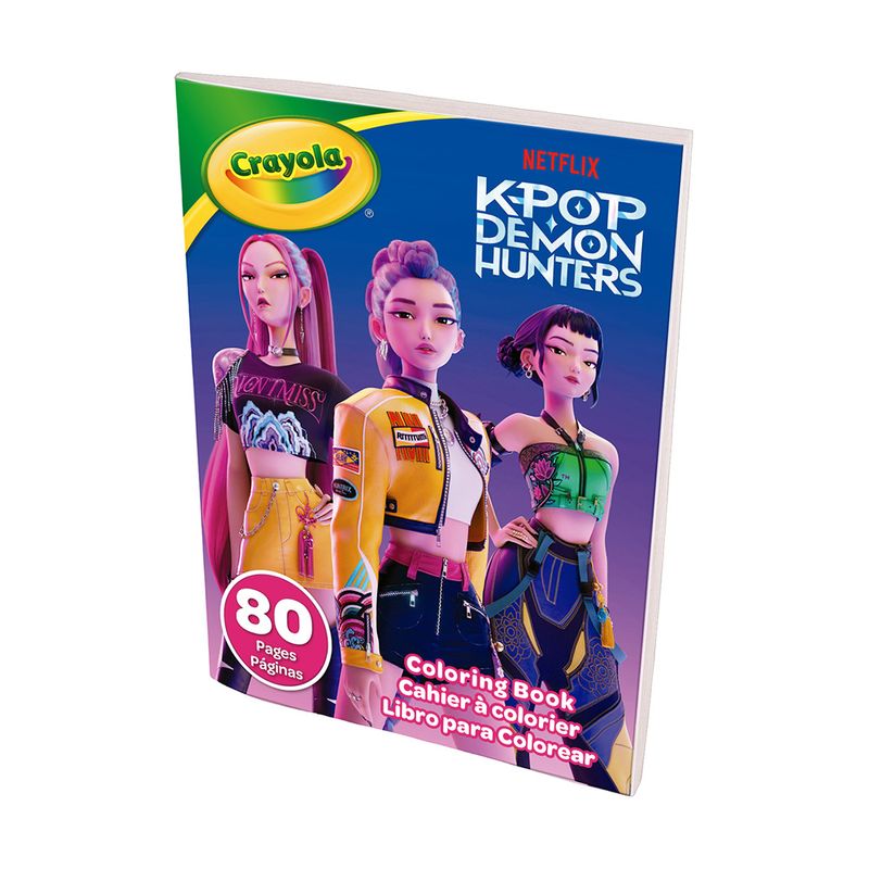 90653 - LIBRO PARA COLOREAR KPOP DEMON HUNTERS 80 PAG