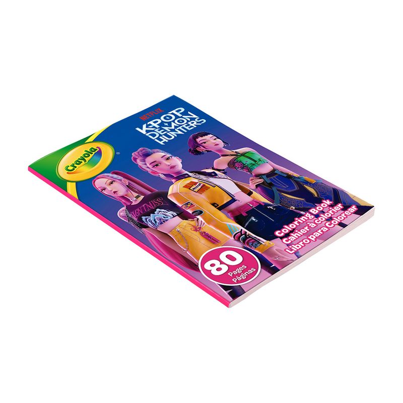 90652 - LIBRO PARA COLOREAR KPOP DEMON HUNTERS 80 PAG