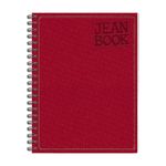 90642 - CUADERNO PROFESIONAL DE TELA 160H CUADRO GRANDE JEAN BOOK