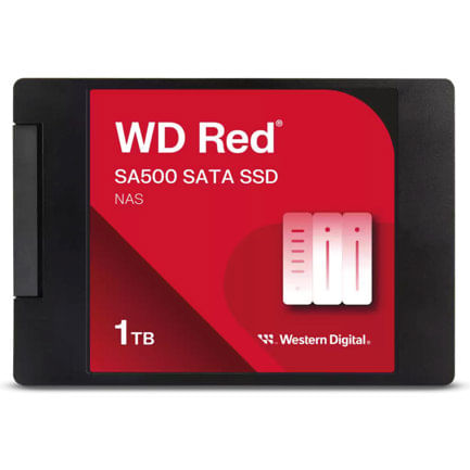 83445 - SSD Interno Western Digital Red SA500 1TB 2 5" 7mm SATA lll Lect 560/530 MBs para NAS