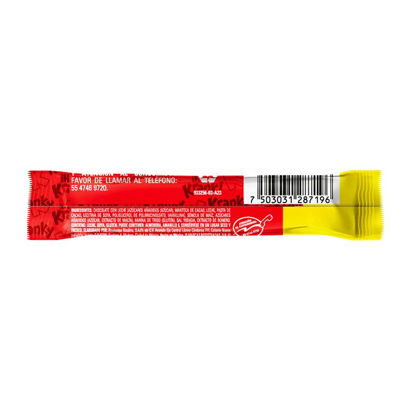 90719 - BARRA DE CHOCOLATE KRANKY 18GRS