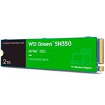 83718 - SSD Interno Western Digital Green SN350 2TB M 2 2280 PCIe 3 0 NVMe Lectura 3200/3000 MBs para PC y Lap