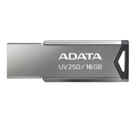 83102 - Memoria USB Adata 16 GB UV250 Metálica V2 0 Color Negro-Plata