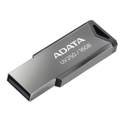 83103 - Memoria USB Adata 16 GB UV250 Metálica V2 0 Color Negro-Plata