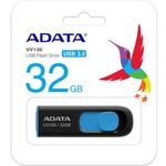 83231 - Memoria USB Adata UV128 32 GB 3 2 Color Negro-Azul