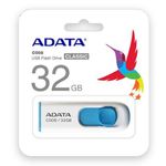 83165 - Memoria USB Adata C008 32 GB Color Blanca-Azul