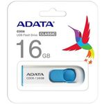 83288 - Memoria USB Adata C008 16 GB Color Blanca-Azul